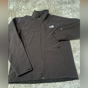 The North Face Chocolate Brown Full Zip Jacket Fleece Lined Size Medium